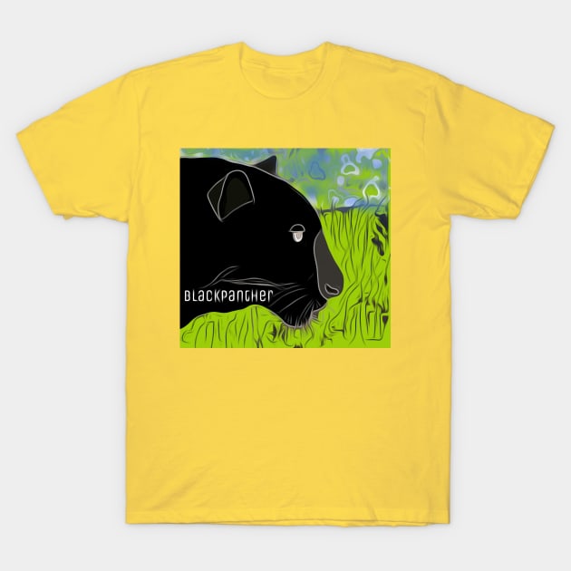 Black Panther T-Shirt by ArtsyPieces